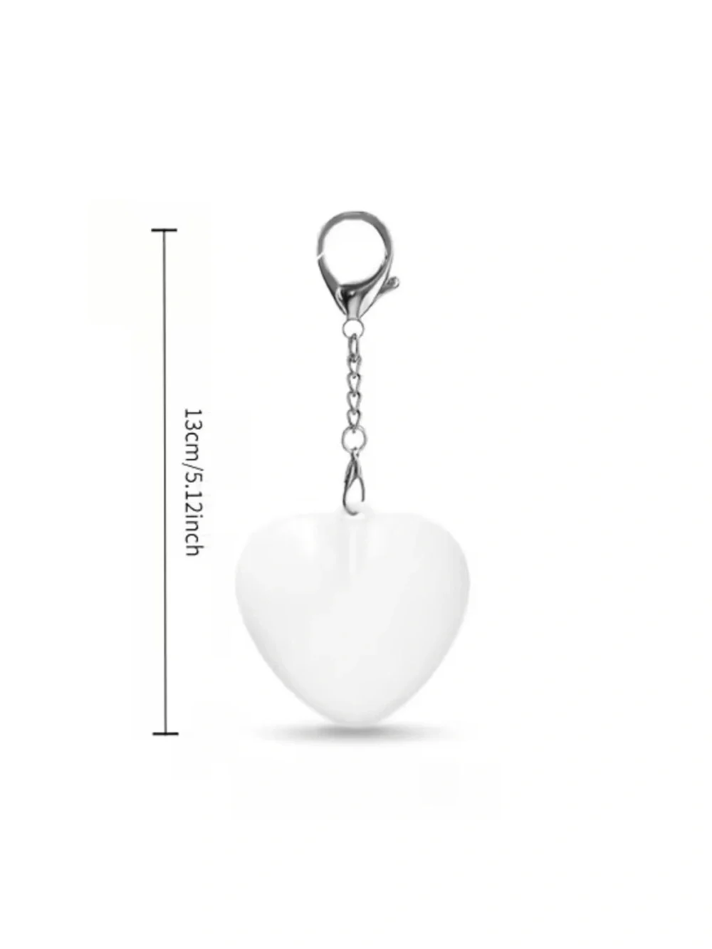 Heart-Shaped LED Purse light- White Glow *NWT